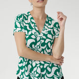 Emily Top in Jade Charm