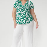 Emily Top in Jade Charm