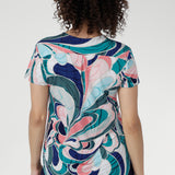 Emily Top in Mineral Swirl