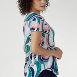 Emily Top in Mineral Swirl