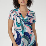 Emily Top in Mineral Swirl