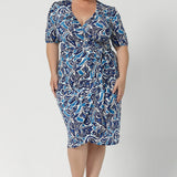 Available in sizes 8-24, the Emori Wrap Dress is designed to fit and flatter most body types, staying true to Leina & Fleur's commitment to creating garments that fit and feel amazing for all woman.