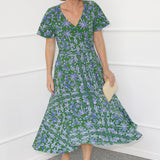 Crafted from soft, breathable bamboo jersey, the Esme Dress is a flattering fit-and-flare style for summer. 