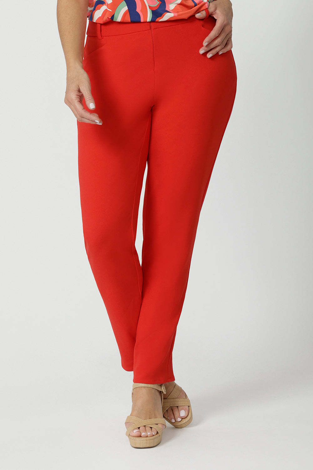 Corbin Pant in Tangerine