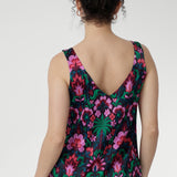 Ezra Cami in Garden Fantasia Stretch Silk