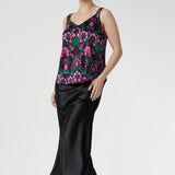 Ezra Cami in Garden Fantasia Stretch Silk