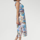 This lightweight midi dress is perfect for summer getaways, evenings, and warm-weather ease. Available in sizes 8-24. Australian made.