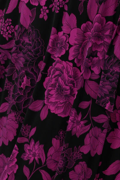 Fuchsia Flora fabric for made in Australia label Leina & Fleur size 8- 24. 
