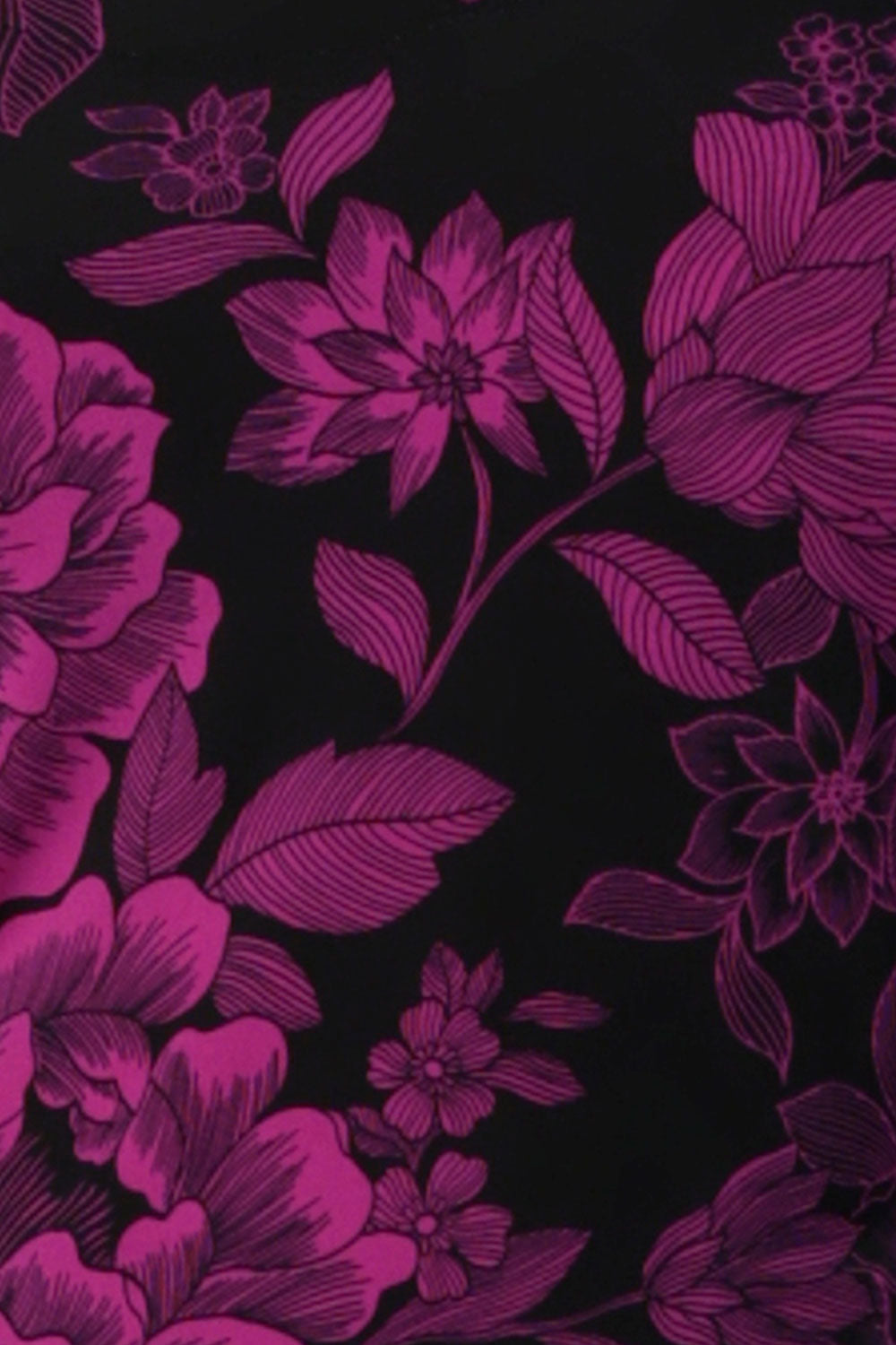 Fuchsia Flora fabric. Made in Australia for women size 8 - 24 