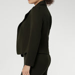 The olive hue brings a grounded yet polished aesthetic that pairs beautifully with both neutrals and bold tones, and it coordinates effortlessly with the matching Paxton Pant for a streamlined, modern look. Proudly designed and made in Australia, the Garcia Jacket in Olive is the perfect balance of timeless tailoring and everyday ease.