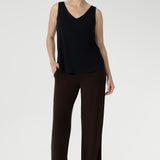 Harlee Reversible Cami in Black Bamboo