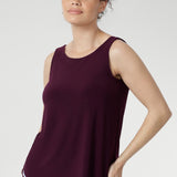 Harlee Reversible Cami in Claret