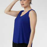 Harlee Reversible Cami in Cobalt Bamboo