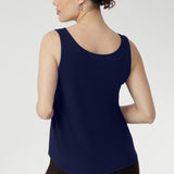 Harlee Reversible Cami in French Navy Bamboo