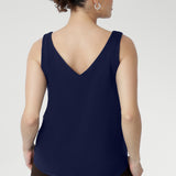 Harlee Reversible Cami in French Navy Bamboo