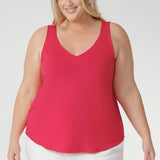Harlee Reversible Cami in Punch Bamboo