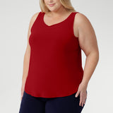 Harlee Reversible Cami in Red
