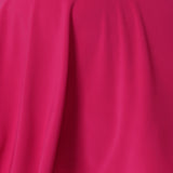 An image of a swatch of hot pink jersey fabric produced by Australian womenswear brand Leina & Fleur.