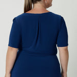 A centre-back tailored tuck enhances the fit, adding structure and a flattering silhouette. The dress also features subtle stretch at the waist, creating a smooth, defined shape that flatters your figure. Designed for women’s professional fashion, the Imelda Dress is your go-to for effortless style and comfort. Available in sizes 8-24.
