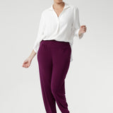 Available in sizes 8-24, these pants are designed to flatter all body shapes, providing a versatile, stylish solution for everything from casual weekends to more polished work looks when paired with a blazer or cardigan.