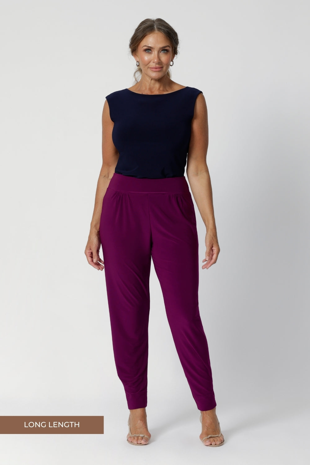 Available in sizes 8-24, these pants are designed to flatter all body shapes, providing a versatile, stylish solution for everything from casual weekends to more polished work looks when paired with a blazer or cardigan.