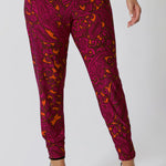 This summer-ready pant is designed for ultimate comfort and effortless style, making it the perfect choice for warm-weather days. Available in two heights, including this taller option, it ensures a flattering fit for all body types. Made from an easy-care fabric, it’s low-maintenance and perfect for travel or busy days on the go. The bold paisley print in vibrant tangerine and fuchsia adds a fun, eye-catching pop of colour, bringing an energetic touch to your summer wardrobe.