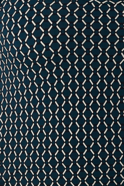 Infinity geometric print fabric. Made in Australia for women size 8 - 24.
