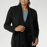 Infinity Knit Scarf in Black