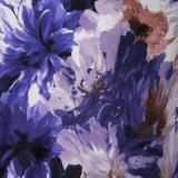 The purple Jacaranda purple print with florals for made in Australia fashion label Leina & Fleur