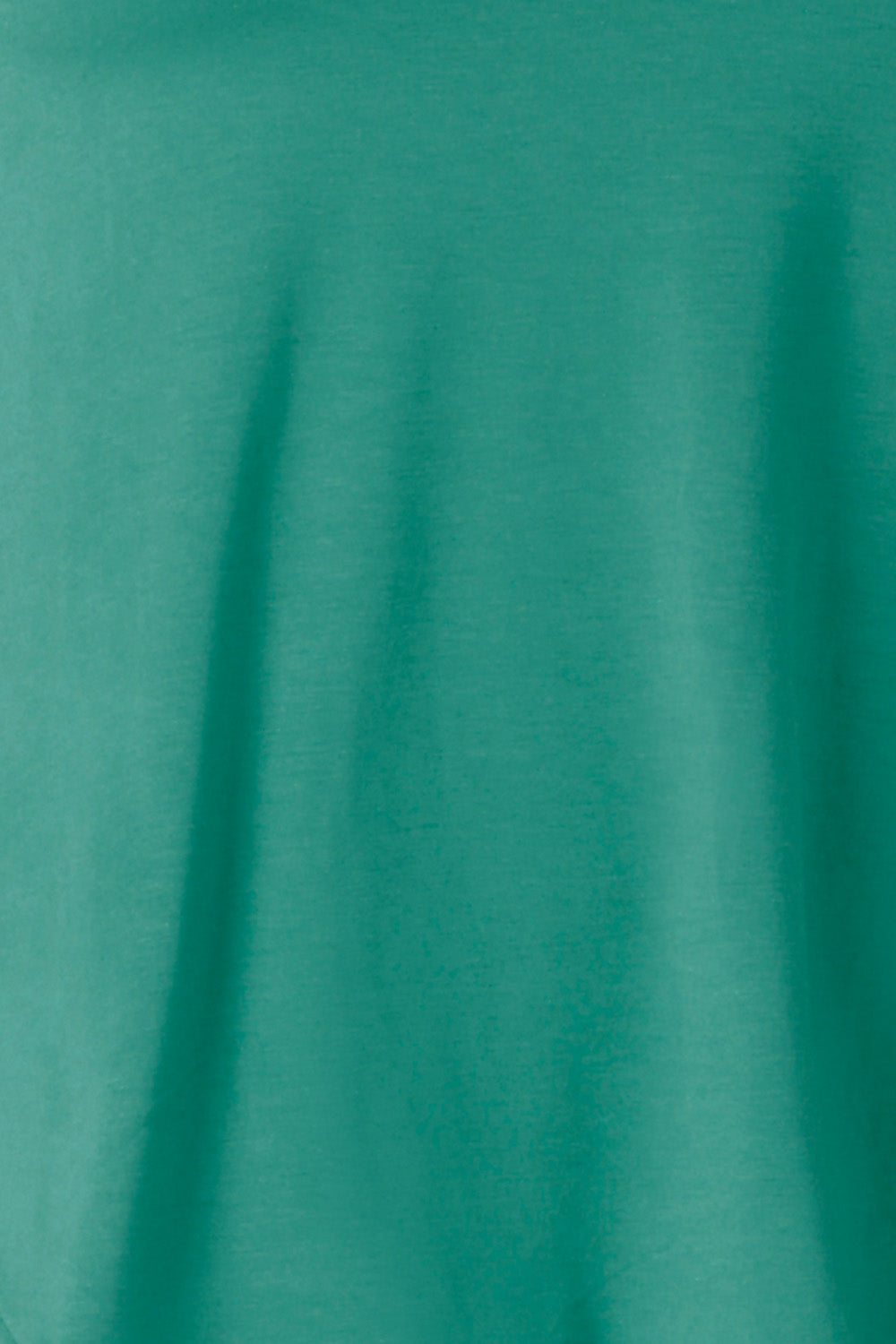 swatch of Australian and New Zealand fashion label L&F's jade green bamboo jersey fabric used to make women's casual tops.