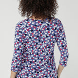 Jaime Top in Mauve Bubbles