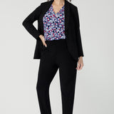 Jaime Top in Mauve Bubbles