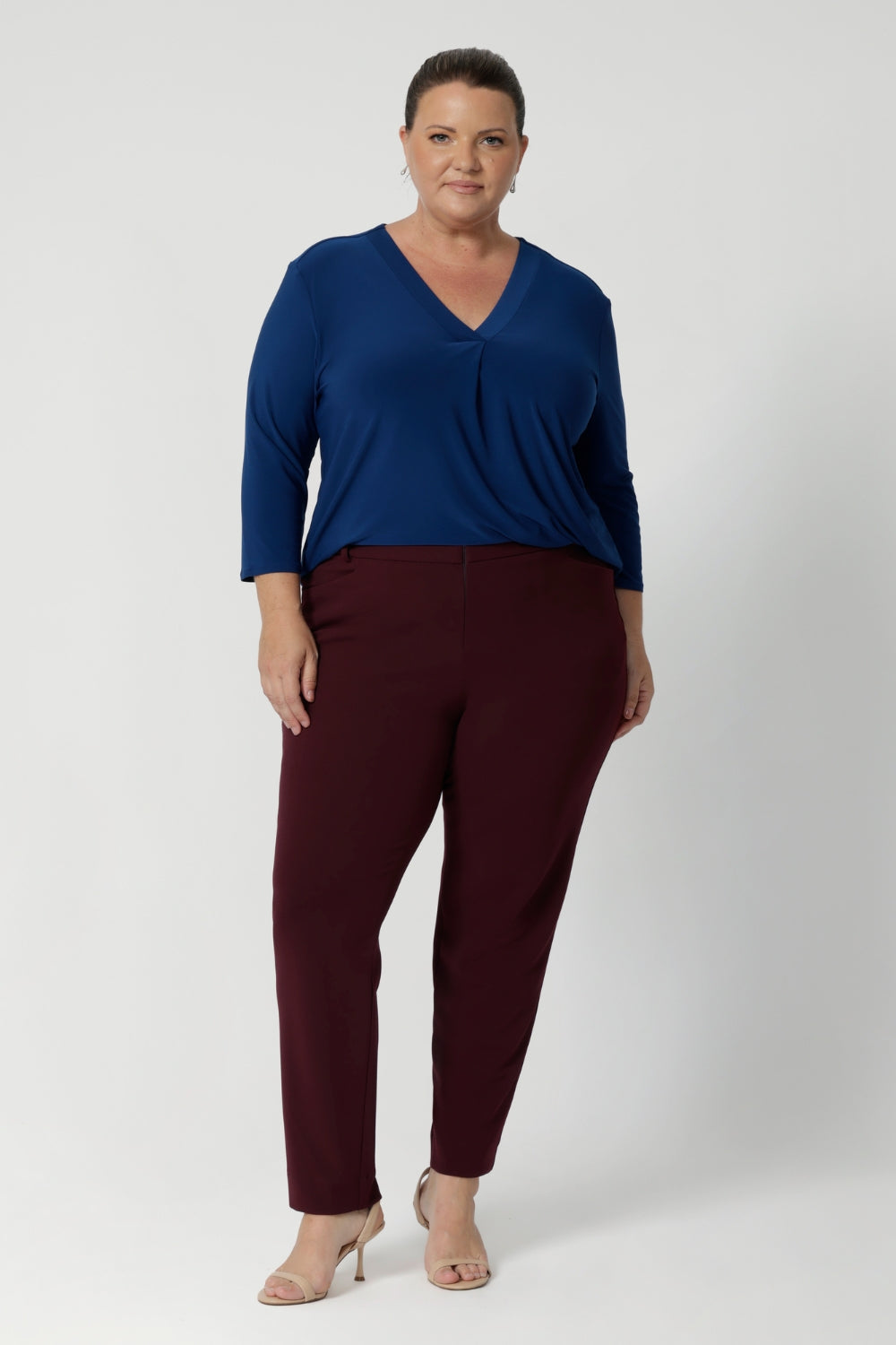 Whether you're dressing for a busy day at the office or a relaxed weekend outing, the Jaime Top delivers timeless style, comfort, and sophistication. Available exclusively online at Leina & Fleur, this top is a must-have for any woman looking for versatile and high-quality work-to-weekend fashion.