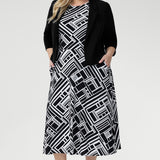 Proudly designed and made in Australia, the Janine Dress is a wardrobe essential for women who value quality craftsmanship, flattering cuts, and effortlessly chic design. Available in sizes 8-24.