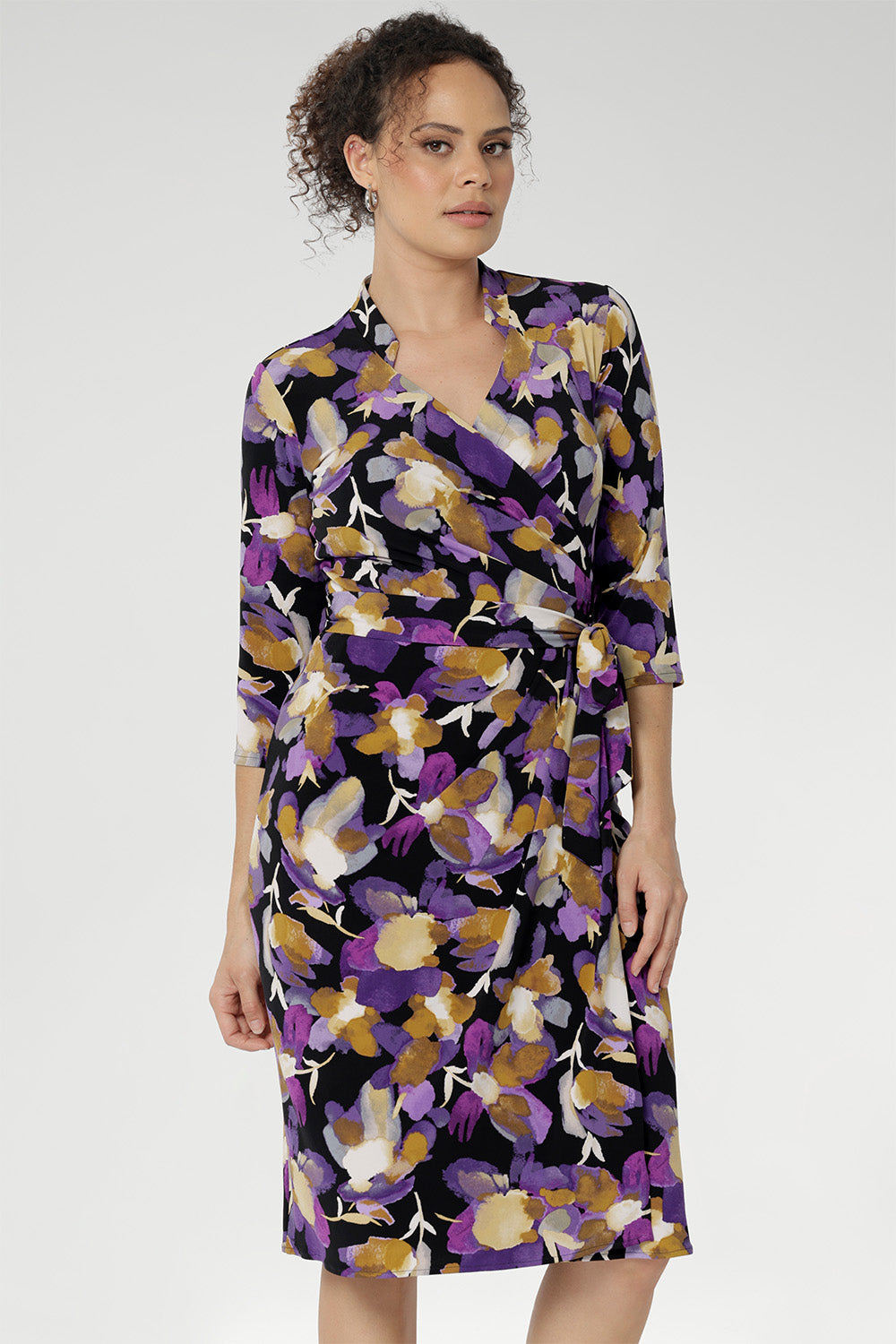 Featuring a double-layer back bodice for added coverage, ¾ sleeves, and a classic knee-length skirt, this dress delivers on both style and practicality. Proudly designed and made in Australia, the Jett Dress is your go-to for elevated, no-fuss dressing that makes a powerful statement.
