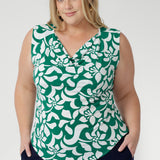  Designed to pair seamlessly with the L+F Soft Suiting Collection, it features a draped cowl neckline and a relaxed yet refined silhouette that flatters every shape.