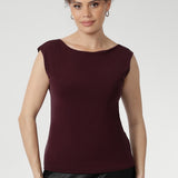 This reversible piece allows you to switch effortlessly between two distinct looks: wear it with the asymmetrical cowl neckline featuring a twisted shoulder detail for a sophisticated drape, or reverse it to showcase a chic boat-neck style with soft cowl draping at the back. With a double-layer construction at both the front and back, the Jordan Top provides comfortable coverage and structure. Proudly designed and made in Australia, this top combines timeless style with premium craftsmanship.