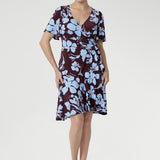 Julie Dress in Plum Dispersia