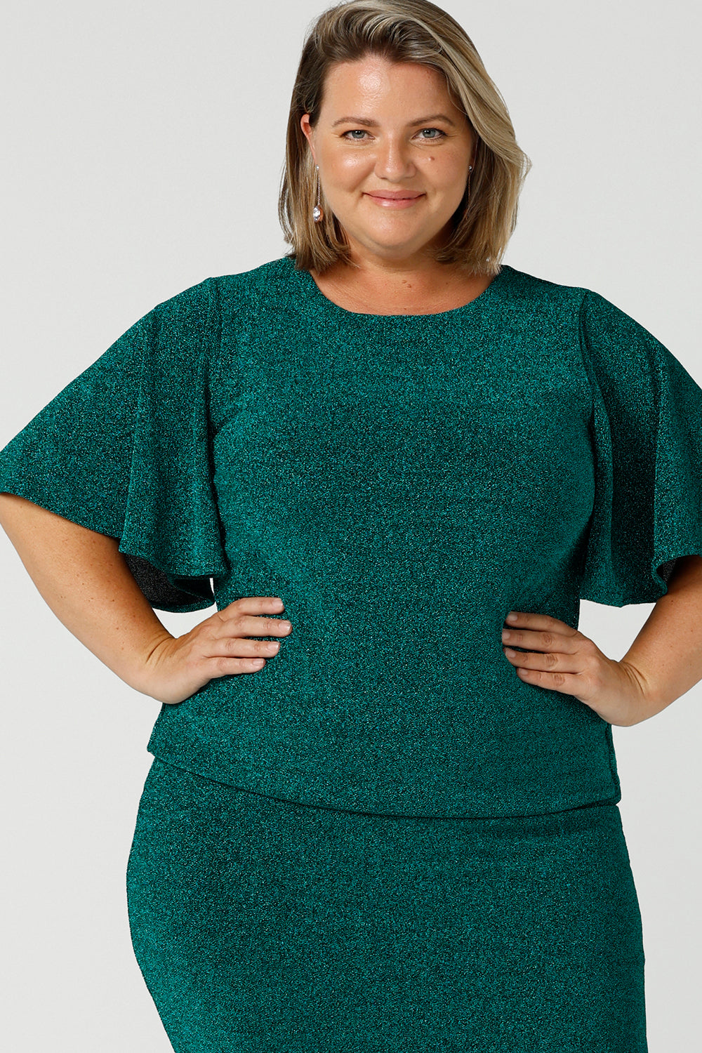 Juniper Top in Jade Glam