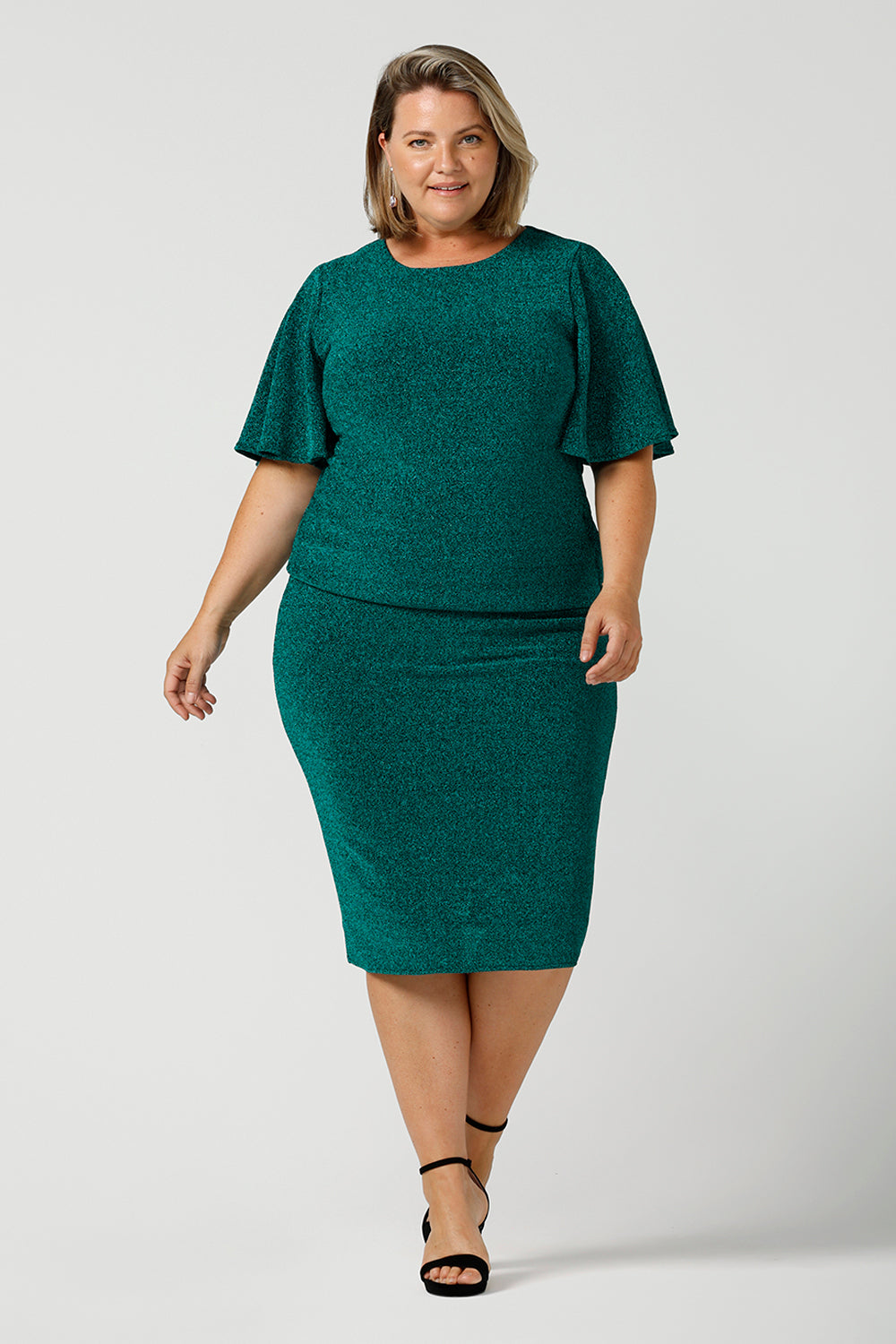 Juniper Top in Jade Glam