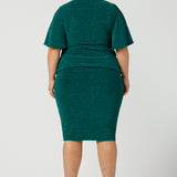 Brooke Tube Skirt in Jade Glam