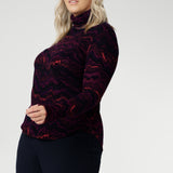 Kean Top in Luxe Lava
