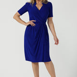 Kris Dress in Cobalt