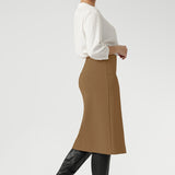 Landry Midi Skirt in Caramel