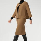 Landry Midi Skirt in Caramel