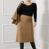 Landry Midi Skirt in Caramel