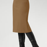 Landry Midi Skirt in Caramel