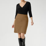 Landry Mini Skirt in Caramel