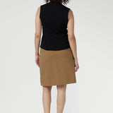 Landry Mini Skirt in Caramel