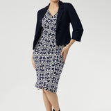 With a double-layer back bodice for added structure and elegance, the Leah Dress is proudly designed and made in Australia and available in inclusive sizes 8–24, making it a timeless staple for every woman’s wardrobe.